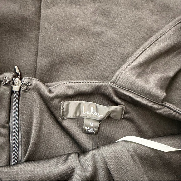 NWT Lulus Baby, You're The One Black Sleeveless Bodycon Midi Dress - Picture 4 of 4